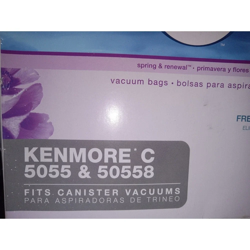 FEBREZE Spring & Renewal Vacuum Bags‎ - KENMORE C 5055 & 50558 CANISTER = 3 bags